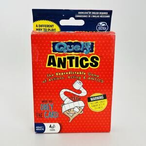 Quelf Antics Adult Card Game -Where You Obey The Card. 100% Complete.